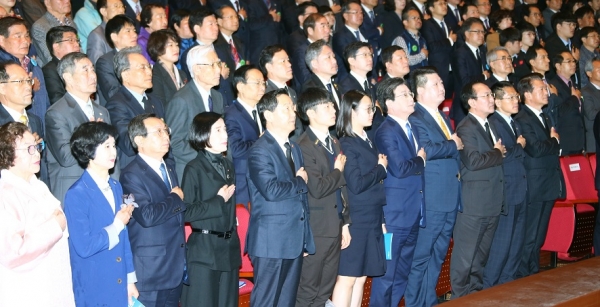 제58주년 3·15의거 기념식 모습. /사진=경남도청