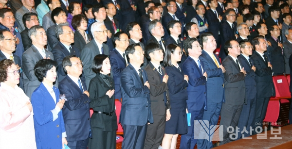 제58주년 3∙15의거 기념식 모습. /사진=경남도청