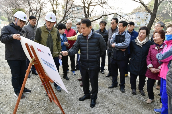 지난 10일 양산시는 현안사업장 현장행정을 실시했다.