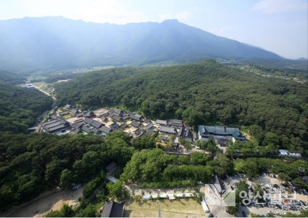 통도사 전경.