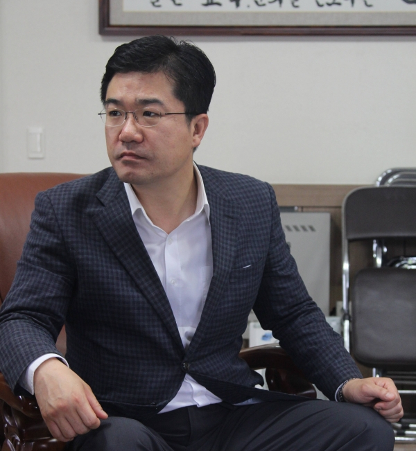 송인배 정무비서관(사진=신정윤 기자)