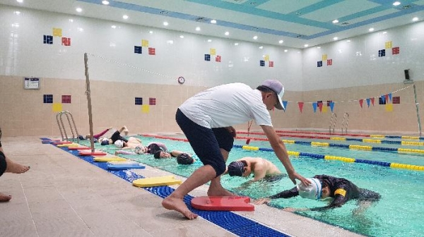 경남교육청은 체육전담교사를 대상으로 직무연수를 개최했다. (사진제공=경남교육청)