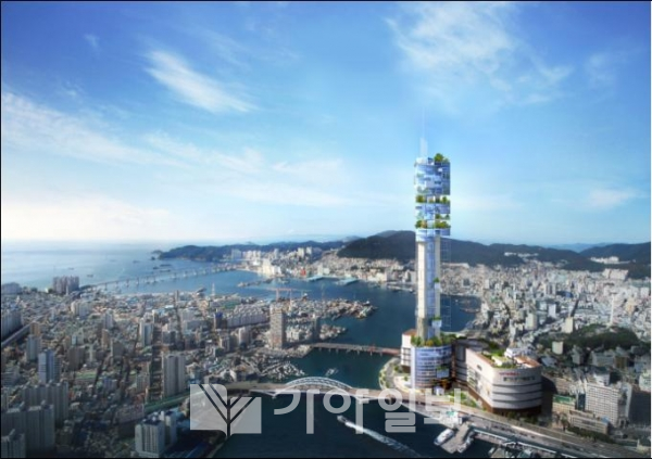 부산롯데타운 조감도(사진제공=부산시)