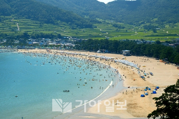 남해군 상주 은모래비치 해수욕장(자료사진)