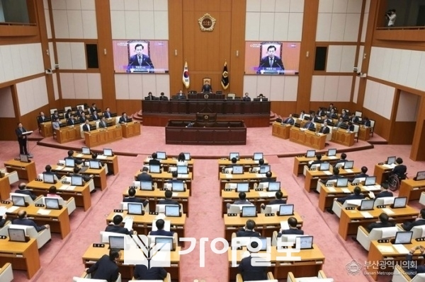 부산광역시의회 본회의(자료사진)