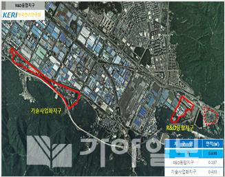 창원시 성산구 강소연구개발특구 지도(사진제공=경남도)