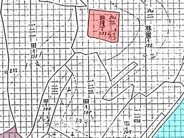 1912년 조선총독부 발행 지적도에 그려진 양산 사직단(사진제공=경남시민문화네트워크)