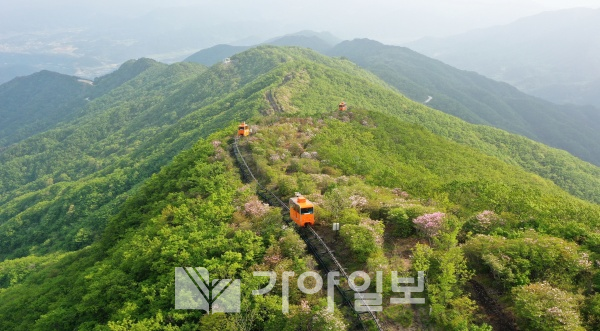 경남 함양군 대봉산 모노레일(사진제공=함양군)