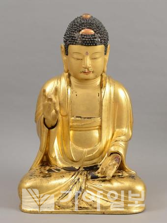 부산광역시 유형문화재 제159호 목조여래좌상