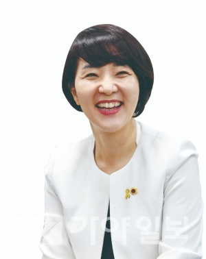 김지수 더불어민주당 창원 의창 국회의원 후보(가야일보 자료사진)