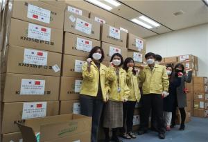 중국 광저우시, 부산에 마스크 30만 장 긴급 지원