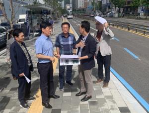 부산시의회 건설교통위, 서면-사상 BRT 구간 긴급 현장점검 나서